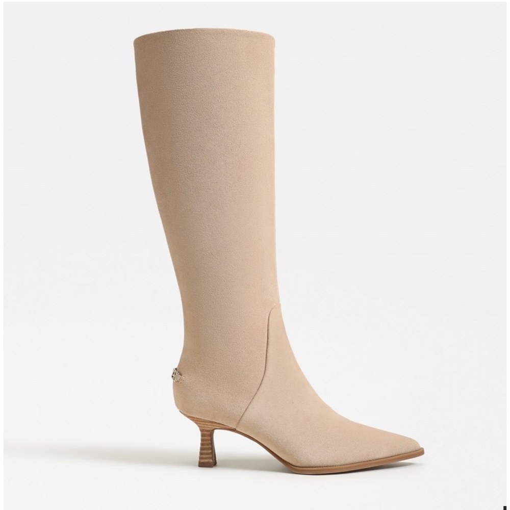 Circus by Sam Edelman Yulia Knee High Boot, Color Warm Oat Suade